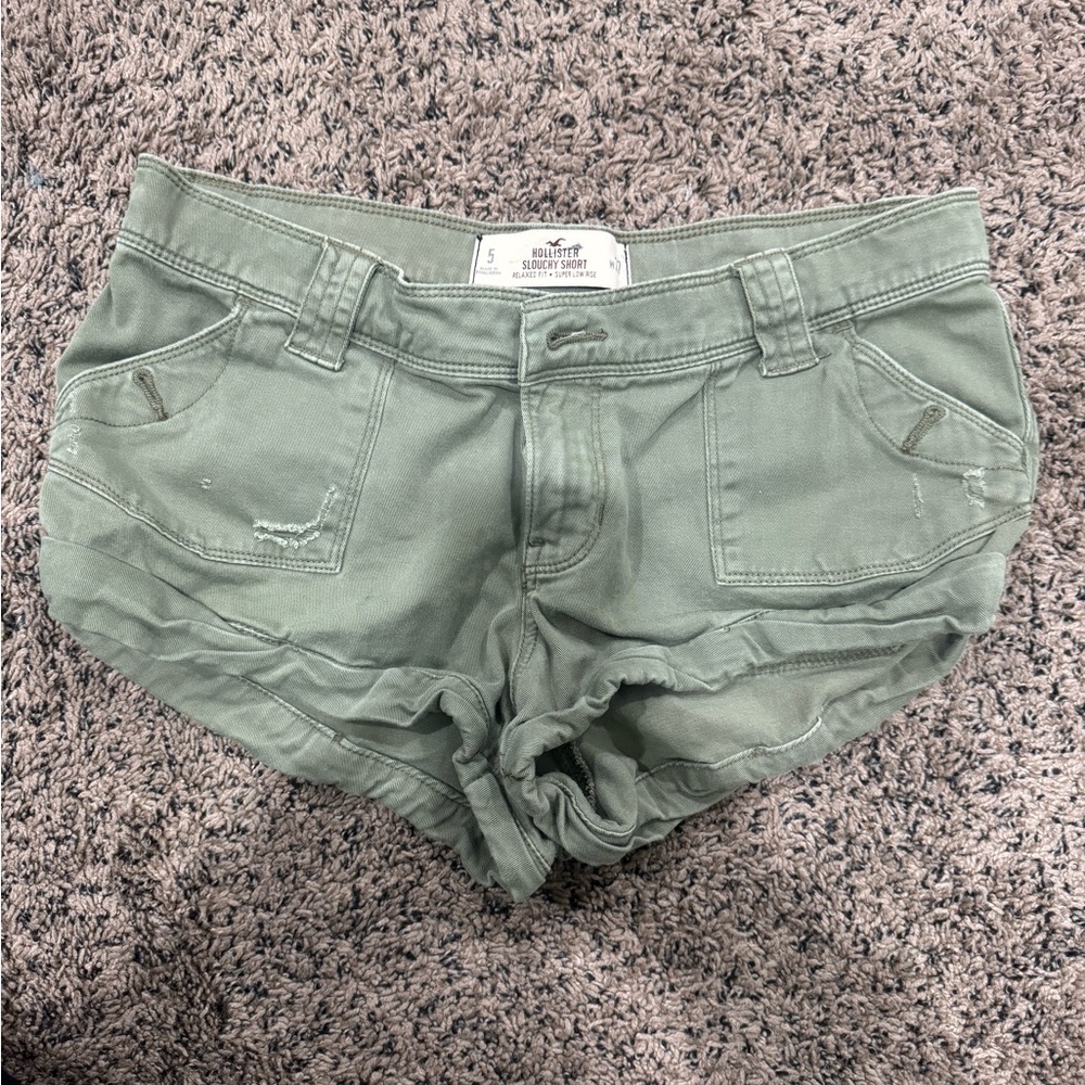 Hollister Olive Women's Cargo Shorts